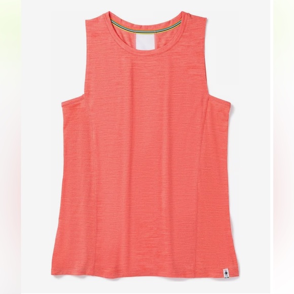 SMARTWOOL Merino Sport 150 Tank Light Coral Sleeveless Women's XS - Picture 8 of 11